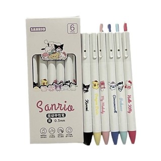 GC9 Sanrio đẩy trung tính bút dễ thương kỳ thi đen nhanh khô bút bi Văn phòng phẩm quà tặng học sinh Hello Kitty CG9