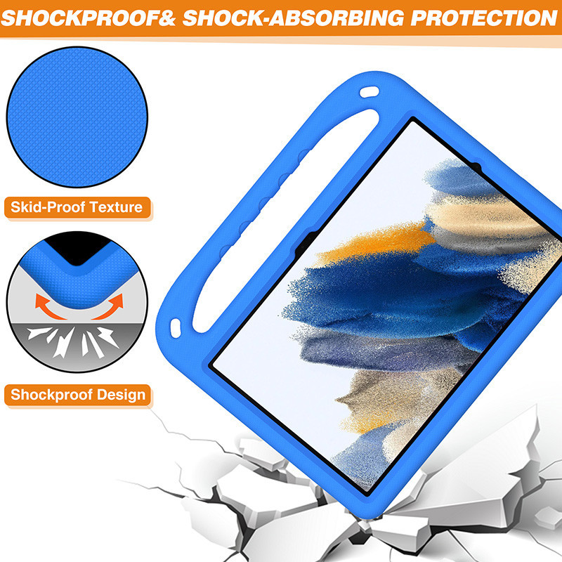 Ốp lưng EVA an toàn cho trẻ em cho Samsung Tab A9 X110 A9 + A9 Plus X210 A7 Lite T220 Tab A 8.0 2019 T290 A8 10.5 X200 S6 Lite P610 T510 A7 T500 Vỏ máy tính bảng chống sốc