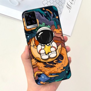 Vivo V20 V2025 V2024 / V20 SE V2022 V2023 Mèo Dễ Thương Khủng Long Phi Hành Gia Hoạt Hình Thạch Silicon Mềm Ốp Lưng Điện Thoại