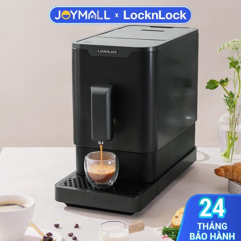 Máy Pha Cà Phê LocknLock Espresso Coffee Machine EJC636BLK, Hàng chính ...