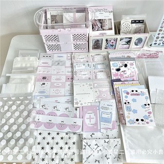 [Khen ngợi 16.000 người] Bộ vật liệu đóng gói ổ cắm thẻ Bao bì quà tặng Túi Ziplock Đầu thẻ Nhãn dán niêm phong mặt sau Đầu thẻ Gói trang gấp [16.000 đánh giá tích cực] Tài liệu quà tặng thẻ
