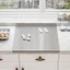 Thớt Cắt YICA, Thớt Inox Chống Trơn Trượt Hình Chữ Nhật, Dễ Dàng Làm Sạch Chống Sữa Với Mặt Bàn Bảo Vệ Thực Phẩm Pizza