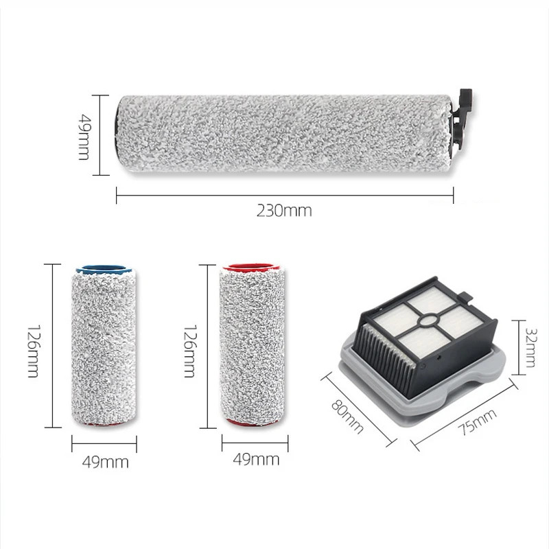 Roborock Dyad U10 WD1S1A Phụ kiện Máy hút bụi cầm tay không dây Bàn chải con lăn Bộ lọc HEPA Bộ phận thay thế