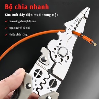 Kìm điện đa năngKìm tuốt dây điện đa năng Kìm Đa Năng Cắt Dây Phần Cứng Điện Chuyên Nghiệp 12 trong 1 Kìm khuỷu