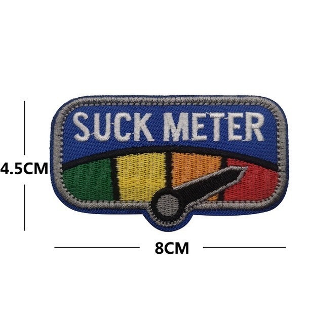Patch_velcro đồng hồ đo tốc độ dán quần áo_ba lô _tactical