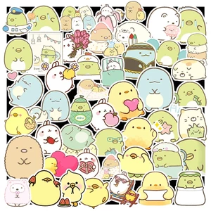 Set 50 Sticker Trang Trí Hình Động Vật Hoạt Hình Dễ Thương - GÌ CŨNG IN
