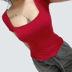 Áo thun cổ vuông tay ngắn chất thun borip xịn tôn dáng- A388 Nhung Nữ Voi Top