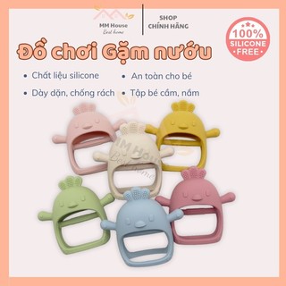 Gặm Nướu Silicone cho bé Myd.23 Thiết Kế Hình Gà Con Dày Dặn mềm mại chống rách an toàn dễ vệ sinh
