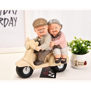 Tượng Ông Bà Cười dễ thương Myd.23 hạnh phúc ý nghĩa decor xinh xắn quà kỉ niệm quà cưới