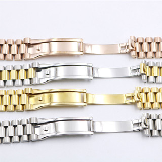 Cho 20mm Rolex DATEJUST Chủ tịch Năm Thánh Dây Đồng Hồ Dây Đeo Chắc Chắn Cong Đầu Vít Liên Kết Vòng Tay