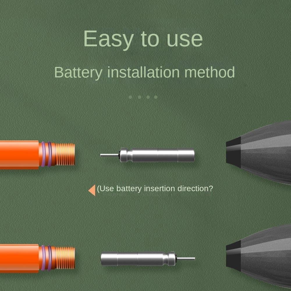 NORDICLIFE 1 Phao điện tử, Thay đổi màu sắc cảm biến Đèn LED câu cá siêu sáng Đèn phao thông minh, Cảm ứng siêu nhạy Cảm ứng phát sáng ban đêm phao câu cá hàng đầu cr425 Pin