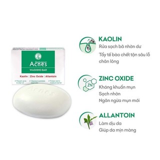 Xà bông cục ngăn ngừa mụn Acnes 75g