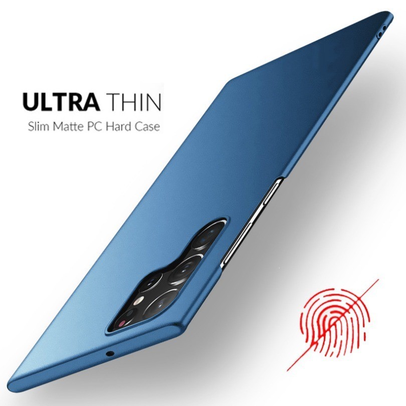 Ốp điện thoại mờ siêu mỏng cho Samsung S24 Plus S24 Ultra A15 A25 A55 Bảo vệ chống sốc Ốp lưng PC cứng