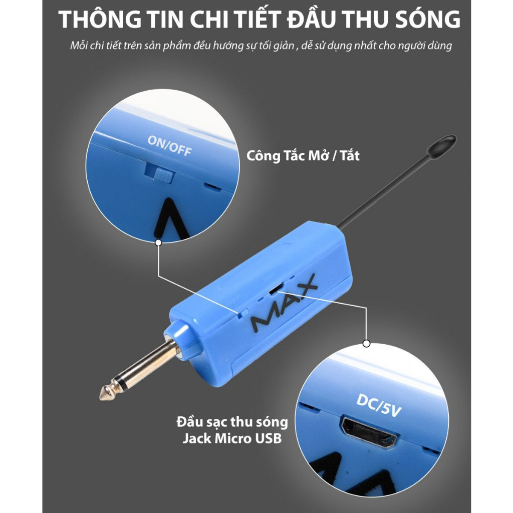 Bộ 2 Micro Không Dây Chính Hãng, Bắt Âm Thanh Rõ Chuẩn, Kết Nối Được Đa Thiết Bị, Kèm Pin Sạc - ảnh 7