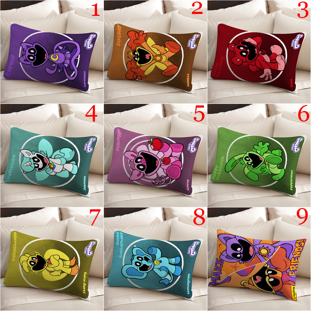 Catnap Poppy Playtime 3 Vỏ Gối Hình Chữ Nhật In Hình Một Mặt Đệm Polyester Trang Trí Nhà Cửa Món Quà Tốt Nhất (Không Có Lõi)
