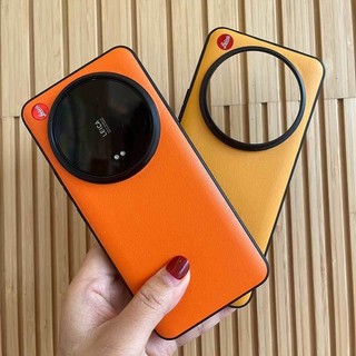 Ốp Điện Thoại Xiaomi 14Ultra Thiết Kế Tiêu Chuẩn Leica Vỏ Bảo Vệ 14U Da Trơn Cao Cấp Chống Sốc Da Thời Trang Khâu Điểm