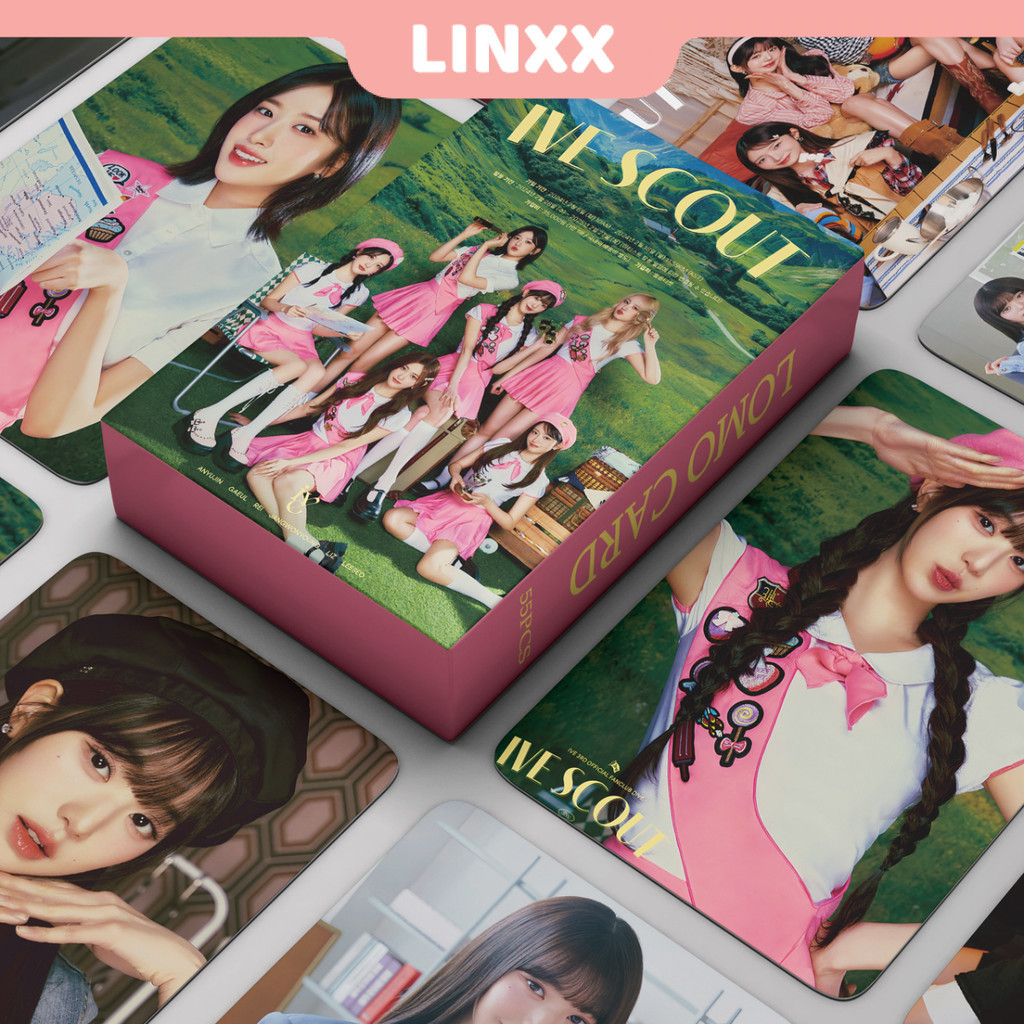 Linxx 55 Chiếc IVE IVE SCOUT Album Lomo Card Kpop Photocards Bưu Thiếp Series