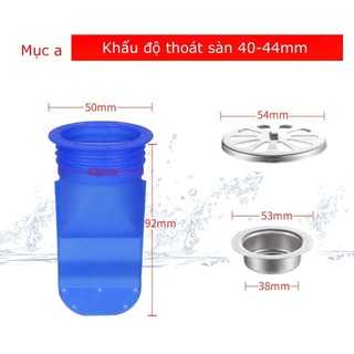 Bịt cống silicon chặn mùi hôi cống bộ nắp phễu thoát sàn chống trào ngược ngăn côn trùng khử mùi FETA