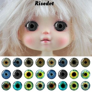 Risedot 20 Cái / 10 Đôi Mắt Thủ Công 6-20 mm, Nhựa Lấp Lánh, Phụ Kiện Búp Bê DIY