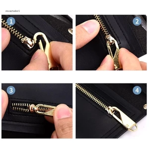 ✿ 1pc Dây Kéo Kéo Thay Thế Bộ Dụng Cụ Sửa Chữa Thanh Trượt Kéo Tab Đa Năng Fixer Kim Loại Dây Kéo Cho Đầu