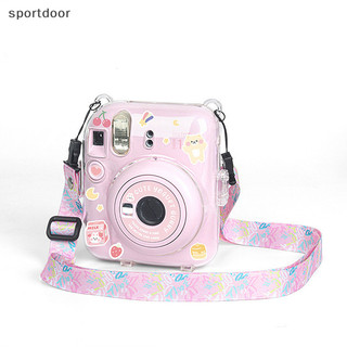 [Sportoutdoor] Dành cho Hộp bảo vệ máy ảnh trong suốt Fujifilm Instax 12 Túi đựng có dây đeo vai Túi lưu trữ [out]