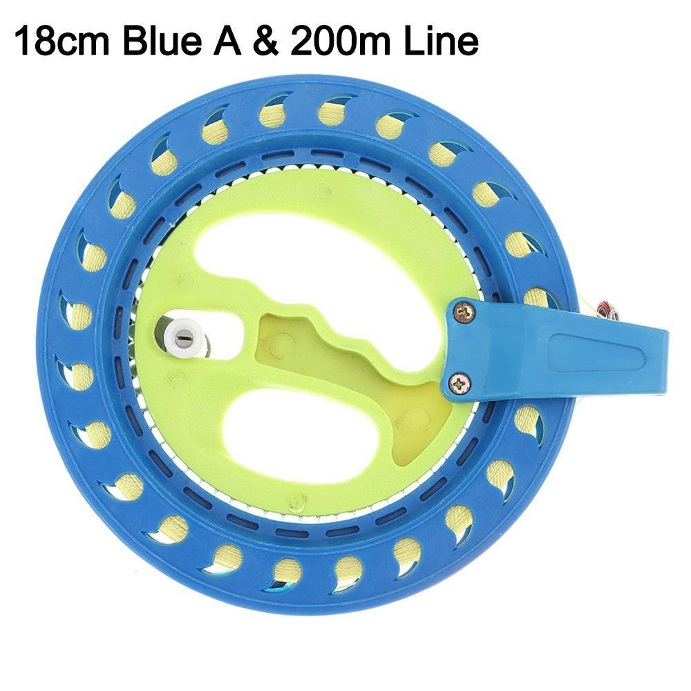 SEYAWSON Diều Cuộn Sáng Tạo Vòng Màu Xanh Fying Diều Dây Bay