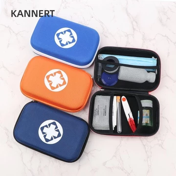 Kannert Túi Y Tế Di Động Hộ Gia Đình Lưu Trữ Nhà Khẩn Cấp Bộ Túi EVA Y Tế Vải Cắm Trại Túi Y Tế