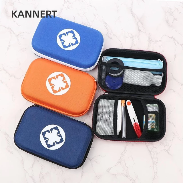 Kannert Túi Y Tế Di Động Hộ Gia Đình Lưu Trữ Nhà Khẩn Cấp Bộ Túi EVA Y Tế Vải Cắm Trại Túi Y Tế