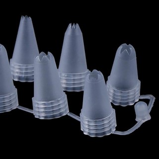 Gcdhome 12 Cái / bộ Nhựa Ống Đóng Băng Kem Bánh Kẹo Vòi Phun Bánh Trang Trí Dụng Cụ HOT