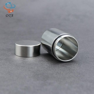 [DTA] 1 Hộp đựng thuốc Hộp đựng trà Bình đựng trà Vòng bằng thép không gỉ Bảo quản di động Hộp đựng thảo mộc kín khí VN
