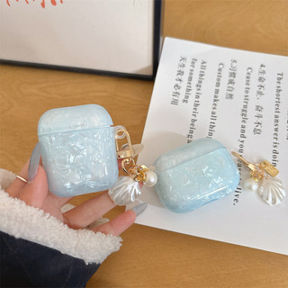 Vỏ màu xanh bạc hà cho AirPods 1 / 2 3 Pro Pro2 Pro3 Airpod4 Bộ tai nghe Vỏ bảo vệ Bluetooth không dây AirPods pro2 Pro3 3 4 Vỏ bảo vệ tai nghe