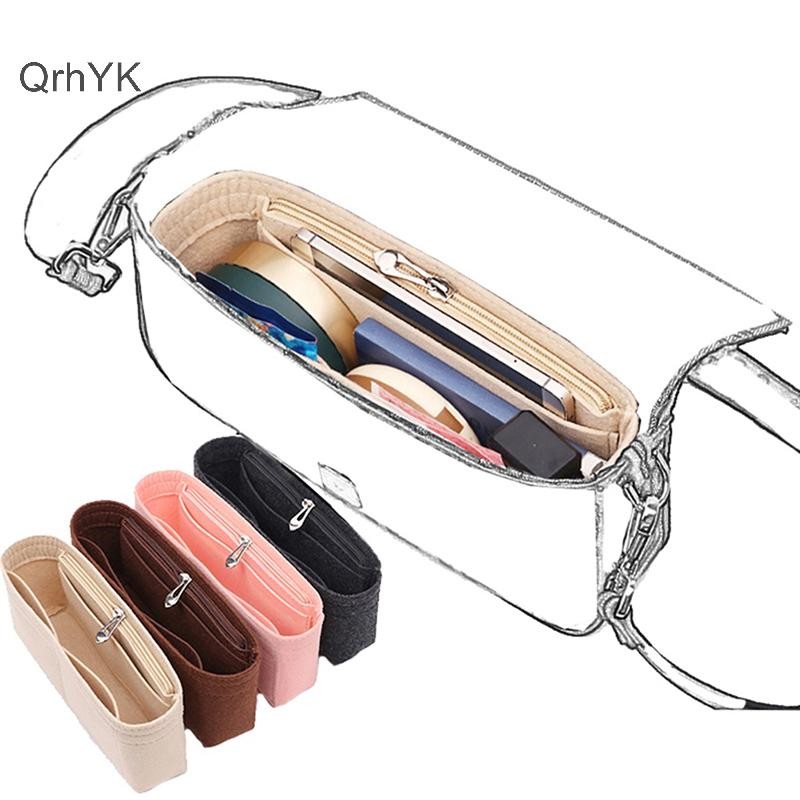 Nhà Máy Thời Trang 1 Máy Tính Nỉ Chèn Túi Tổ Chức, Dụng Cụ Trang Điểm, Lớp Lót Hoàn Hảo Cho Nữ Túi Xách Cho Và Túi Đựng Mỹ Phẩm QrhYK
