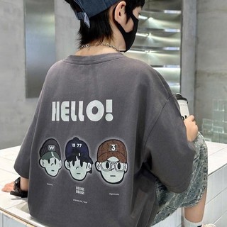 AP30 Áo Phông Cho Bé in chữ HELLO Chất Vải Mát Lịm Cao Cấp Chính Phẩm
