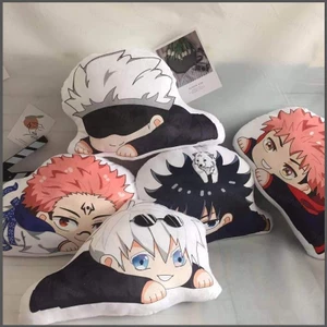 Siy7 Jujutsu Kaisen Ngủ Gối Anime Sofa Đệm Hai Mặt Gojo Satoru Megumi Itadori Yuuji Búp Bê Nhồi Bông Sang Trọng Cho Gia Đình