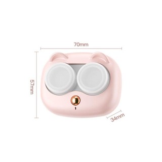 Máy làm sạch ống kính tiếp xúc NOOKSTORY, công nghệ siêu âm loại bỏ protein tự động, dễ dàng vệ sinh ở bất kỳ nơi đâu