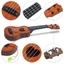 Đồ chơi nhạc cụ Ukulele ZENZON, Đồ chơi đàn Ukulele mô phỏng cổ điển 4 dây, Dụng cụ tập luyện nhịp điệu Đồ chơi Yukrili có thể chơi được Đồ chơi đàn Guitar nhỏ bền bỉ Hoạt động chơi