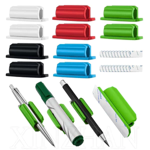 Dành cho Bút đánh dấu, Bút bi, Bút chì - Kẹp bút silicon tự dính - Đế trưng bày văn phòng phẩm - Giá đỡ lưu trữ bút chì treo tường - Dụng cụ sắp xếp máy tính để bàn văn phòng tại nhà