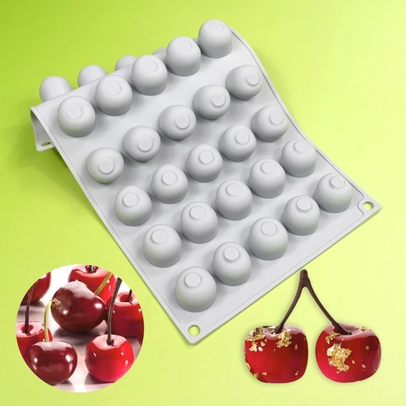 SHI Món Tráng Miệng Khuôn Silicon Chất Liệu Khuôn Socola Dụng Cụ Trang Trí Bánh Cho Nhà Bếp