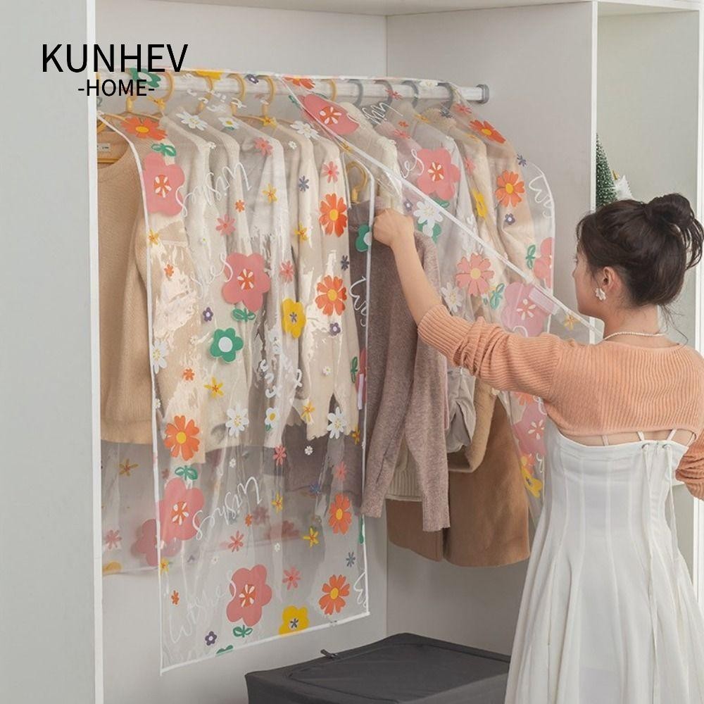 KUNHEV che bụi quần áo, Tấm che bụi dung tích lớn bảo vệ, Vải che bụi dày chống thấm nước