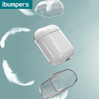 Dành cho Airpods 1 / 2 / 3 / Pro / Pro 2 Vỏ chống sốc trong suốt TPU Vỏ mềm bảo vệ tai nghe