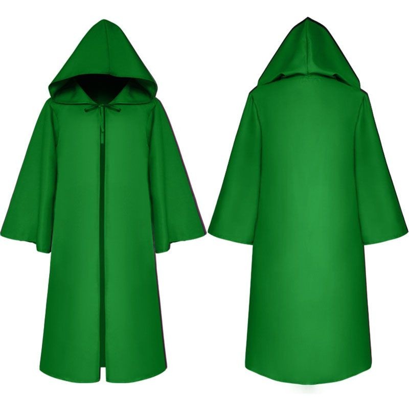 Chiến binh Jedi có mũ trùm đầu Áo choàng Cape Trang phục hóa trang Tiệc Halloween