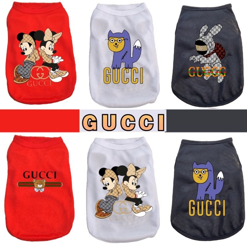 Áo Vest Thú Cưng Thời Trang Dễ Thương S-2XL Kích Thước Hoạt Hình Thú Cưng Tank Top Teddy / Gấu / Mèo Quần Áo