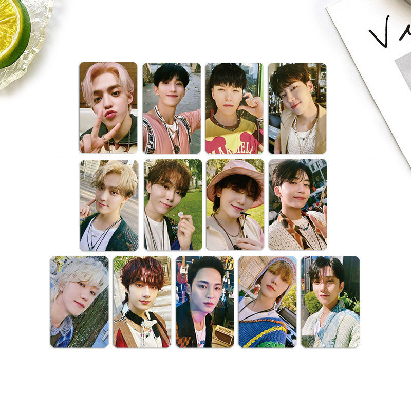 5-13 Cái / bộ SEVENTEEN Lomo Cards Album Mini thứ 11 HEAVEN YZY4.0 Photocards Kit S.Coups JOSHUA JEONGHAN Vernon HOSHI WONWOO WOZI DK MINGYU Dino Bưu Thiếp YM
