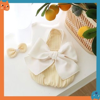 Mùa Hè Mới Mỏng Quần Áo Cho Chó Teddy Pomeranian Gấu Yorkshire Mèo Thú Cưng Chó Nhỏ Nơ Dây