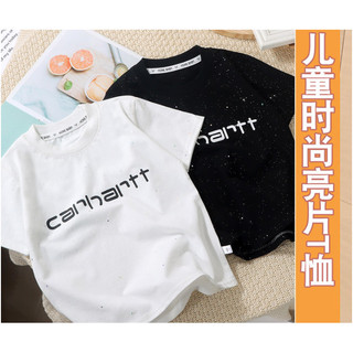 (6m-10Y) Áo thun ngắn tay Cotton nguyên chất dành cho trẻ em bé gái thời trang bé trai
