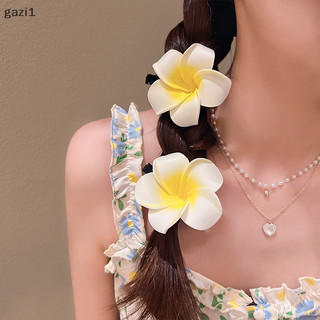 [Gazi1] Kẹp Tóc Hoa Plumeria Cho Nữ Cô Gái Kẹp Tóc Hoa Trứng Bên Ngọt Kẹp Tóc Barrettes Hawaii Đảng Phụ Kiện Tóc Boutique