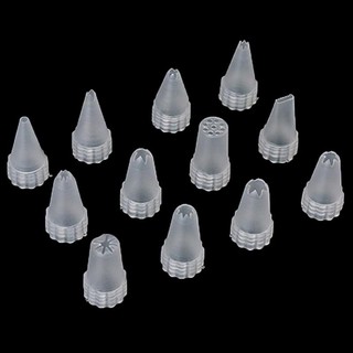 Gcdhome 12 Cái / bộ Nhựa Ống Đóng Băng Kem Bánh Kẹo Vòi Phun Bánh Trang Trí Dụng Cụ HOT