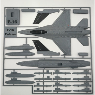Mô hình kit lắp ráp máy bay F-16 falcon