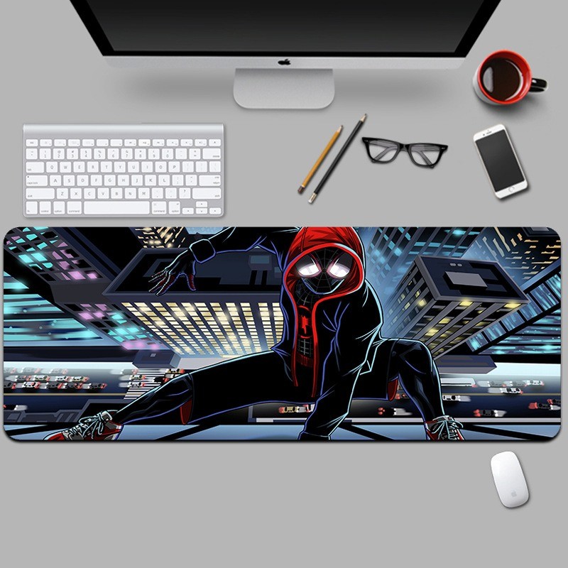 Disney MARVEL Spider-Man Lớn Chuột Chơi Game Miếng Lót Khóa Cạnh Có Thể Giặt Được Chống Trơn Trượt Bàn Thảm Cho Máy Tính Thể Thao Điện Tử