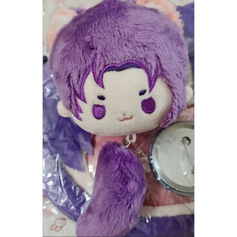 Móc khóa bánh bao sang trọng 10cm Blue Lock, Búp bê Cotton Shiro Nagi & Reo Mikage, Móc khóa quyến rũ túi dễ thương